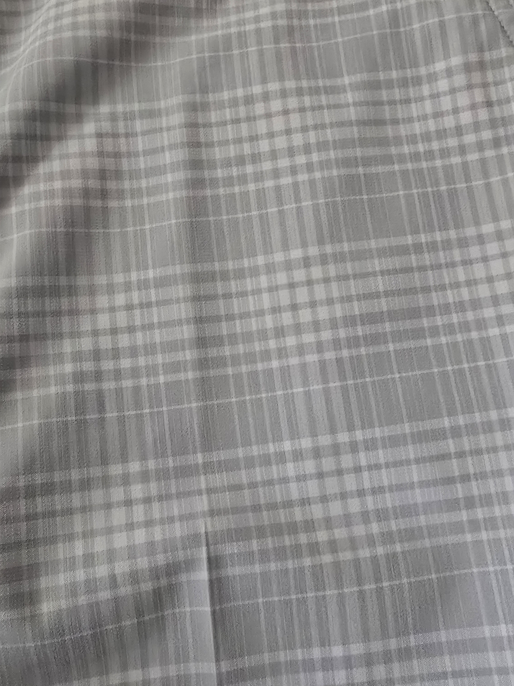 Nike Men Plaid Dress Pants in Light Gray and White